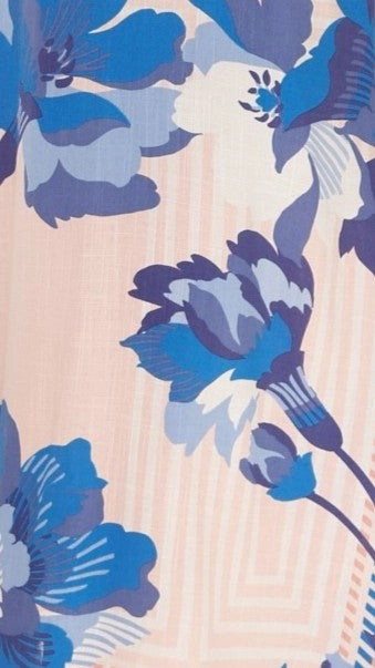 Sapphire Maxi Dress - Blossom Print Flattering Layer Relaxed Vibe