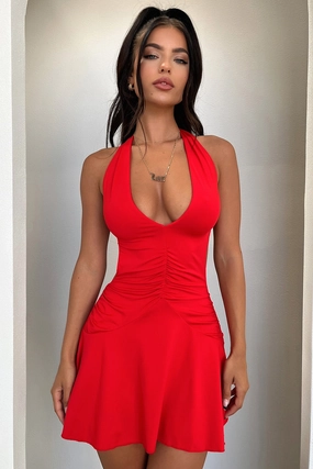 Trendy Silhouette Sarisa Dress - Red