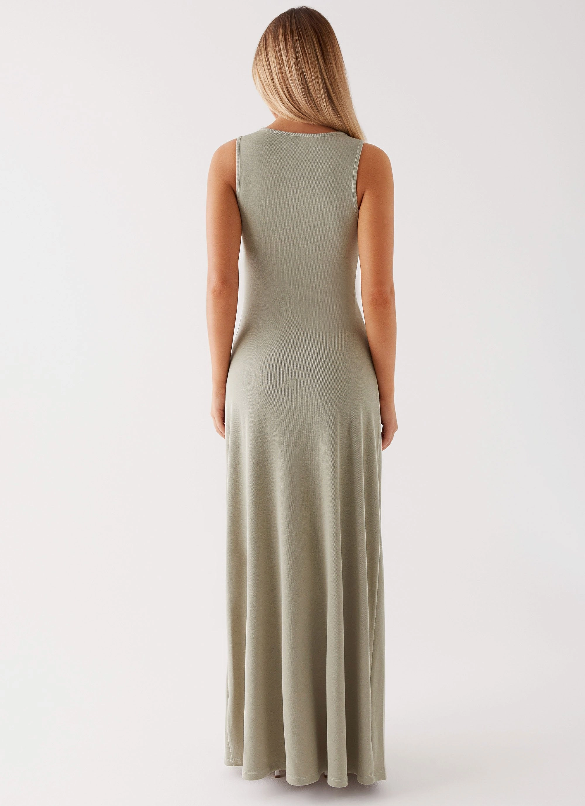 Valli Maxi Dress - Sage Flexible Design Tie-Detail