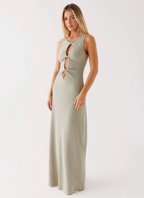 Subtle Edge Valli Maxi Dress - Sage