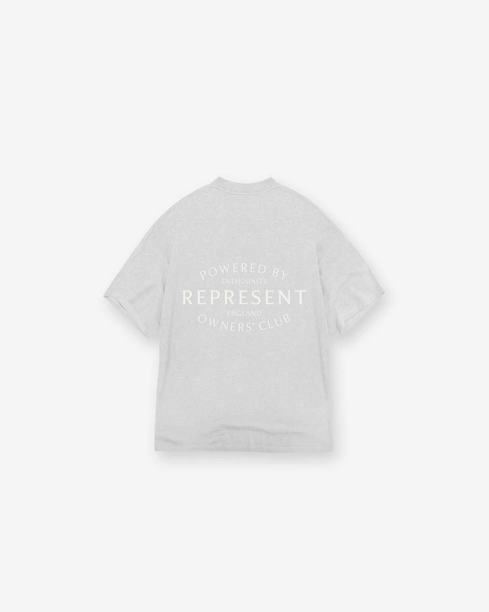 Represent Owners Club Stamp T-Shirt - Ash Grey Formal Occasion