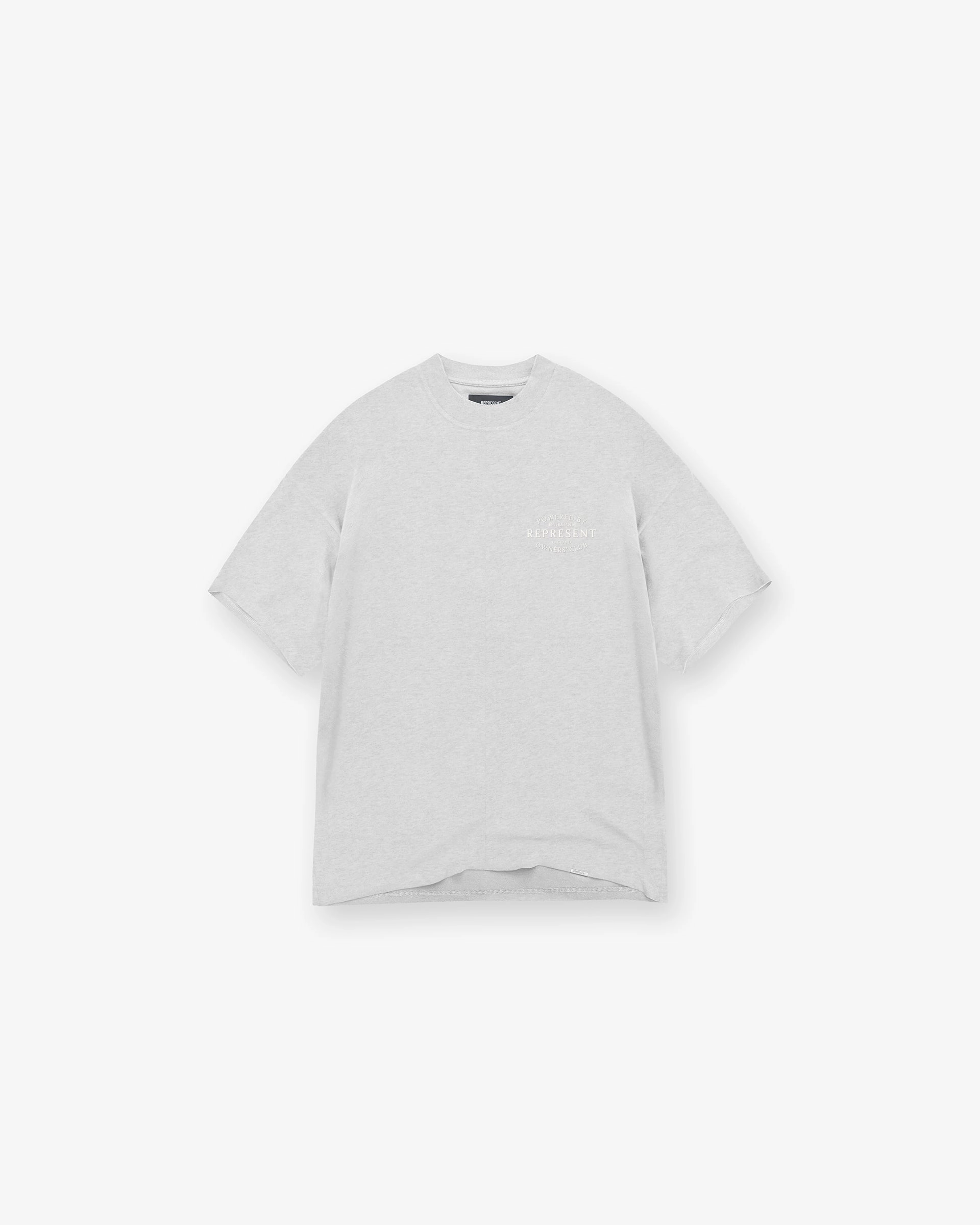 Represent Owners Club Stamp T-Shirt - Ash Grey Comfortable Shape