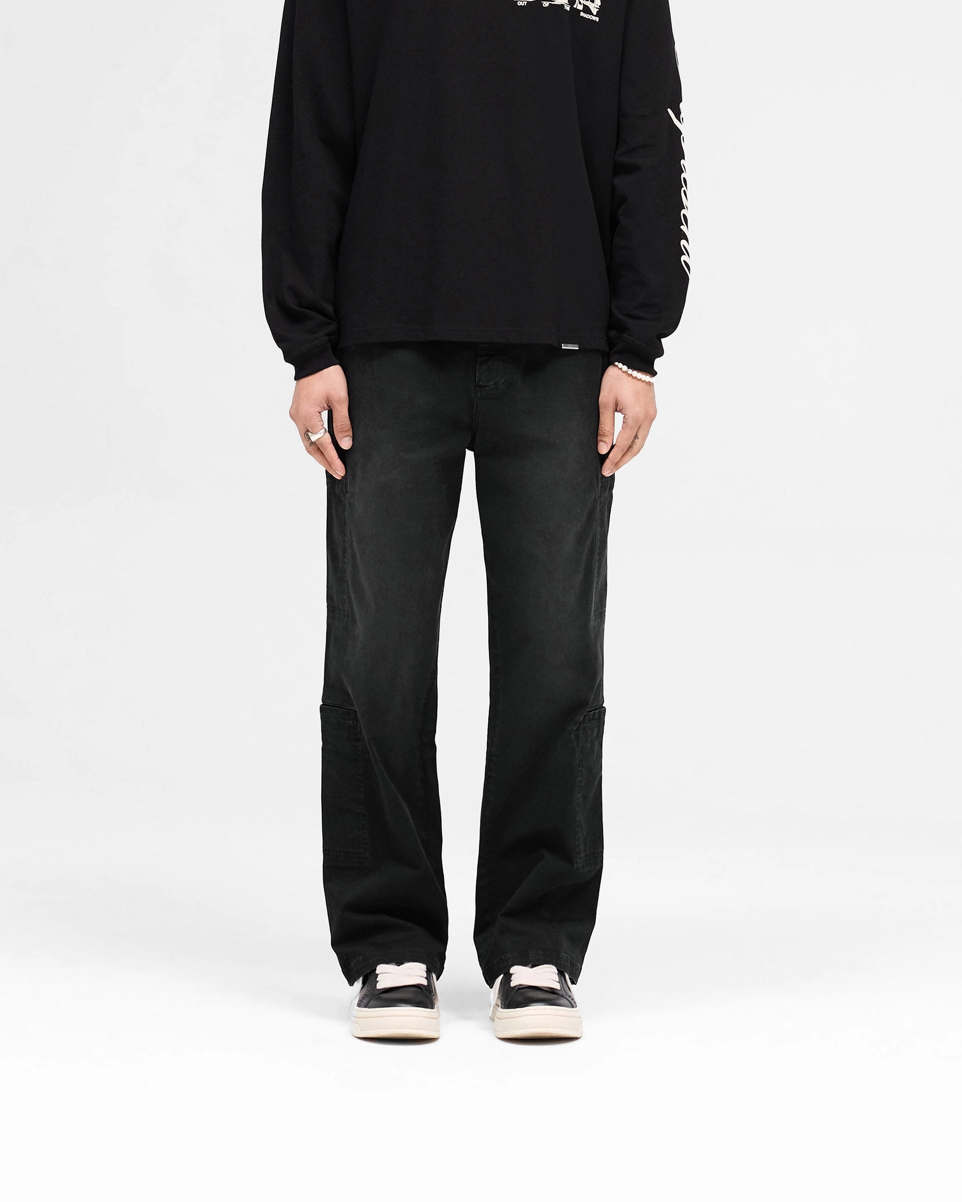Season Cargo Pant - Jet Black ErgonomicArticulatedDesign Reflective details