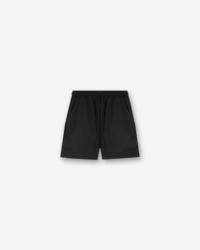 Seersucker Smart Swim Short - Black music event look water sports use