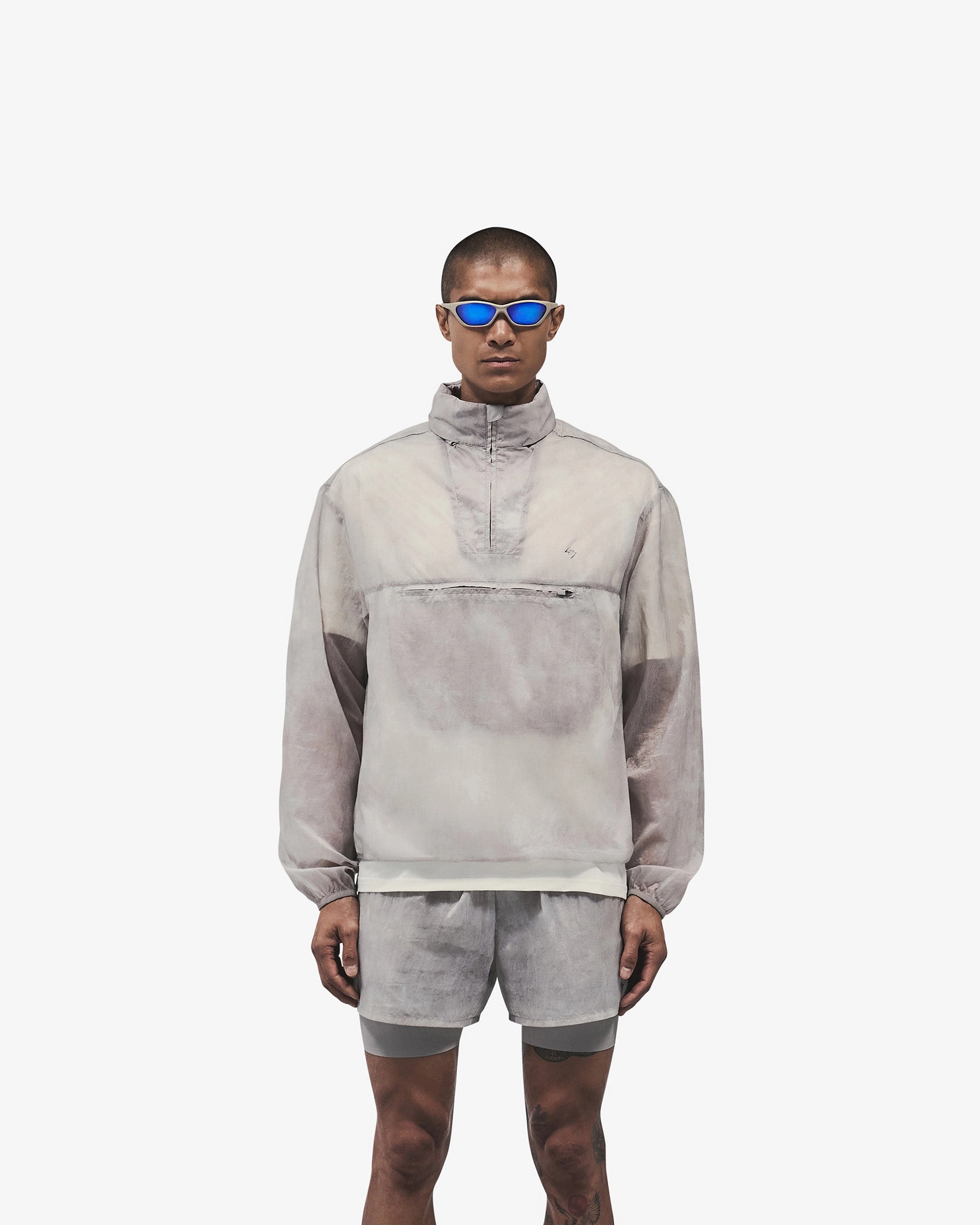 Quick Access Pockets InterchangeableLining 247 Overhead Training Jacket - Chalk