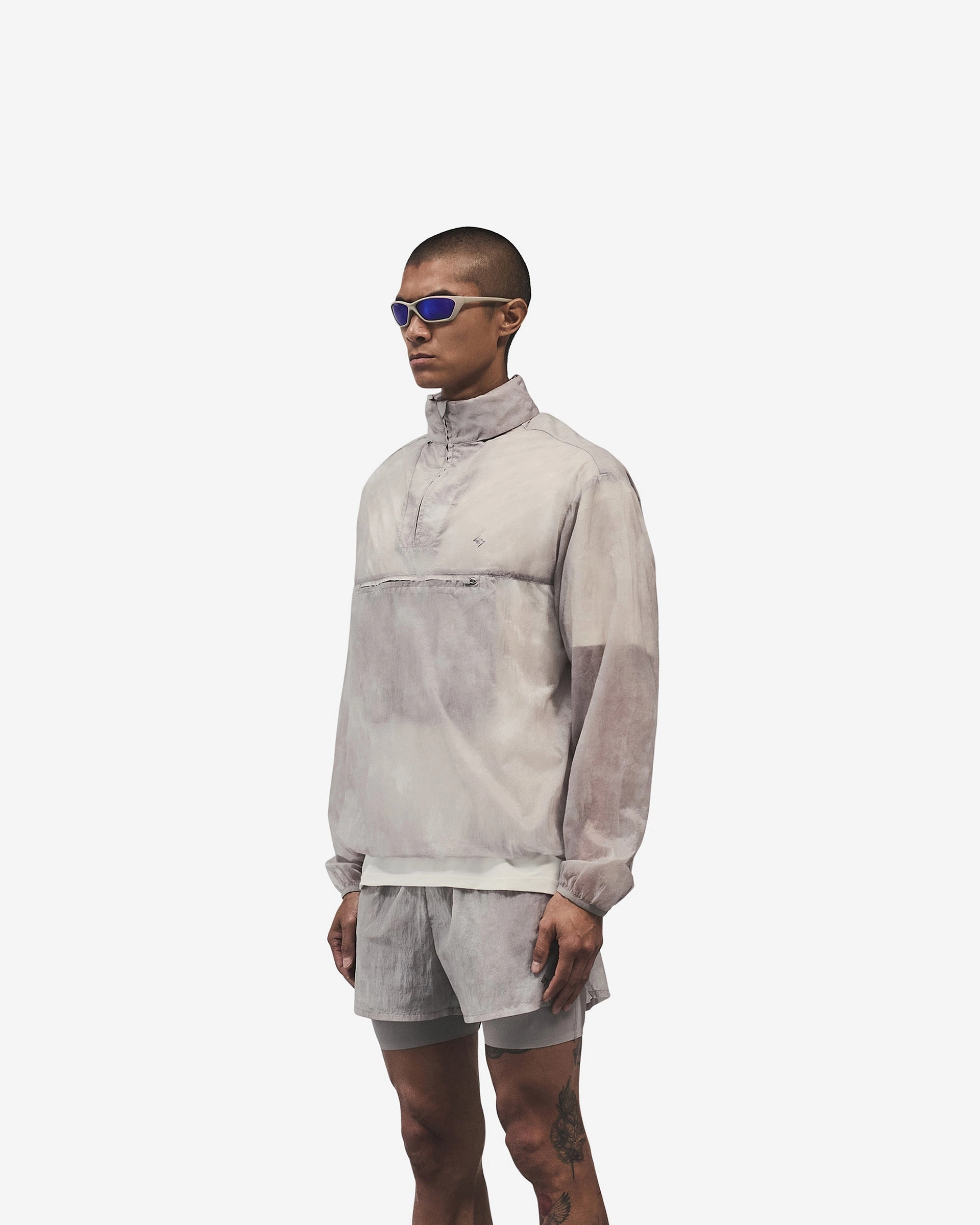 247 Overhead Training Jacket - Chalk AllDay Comfort Design Packable design