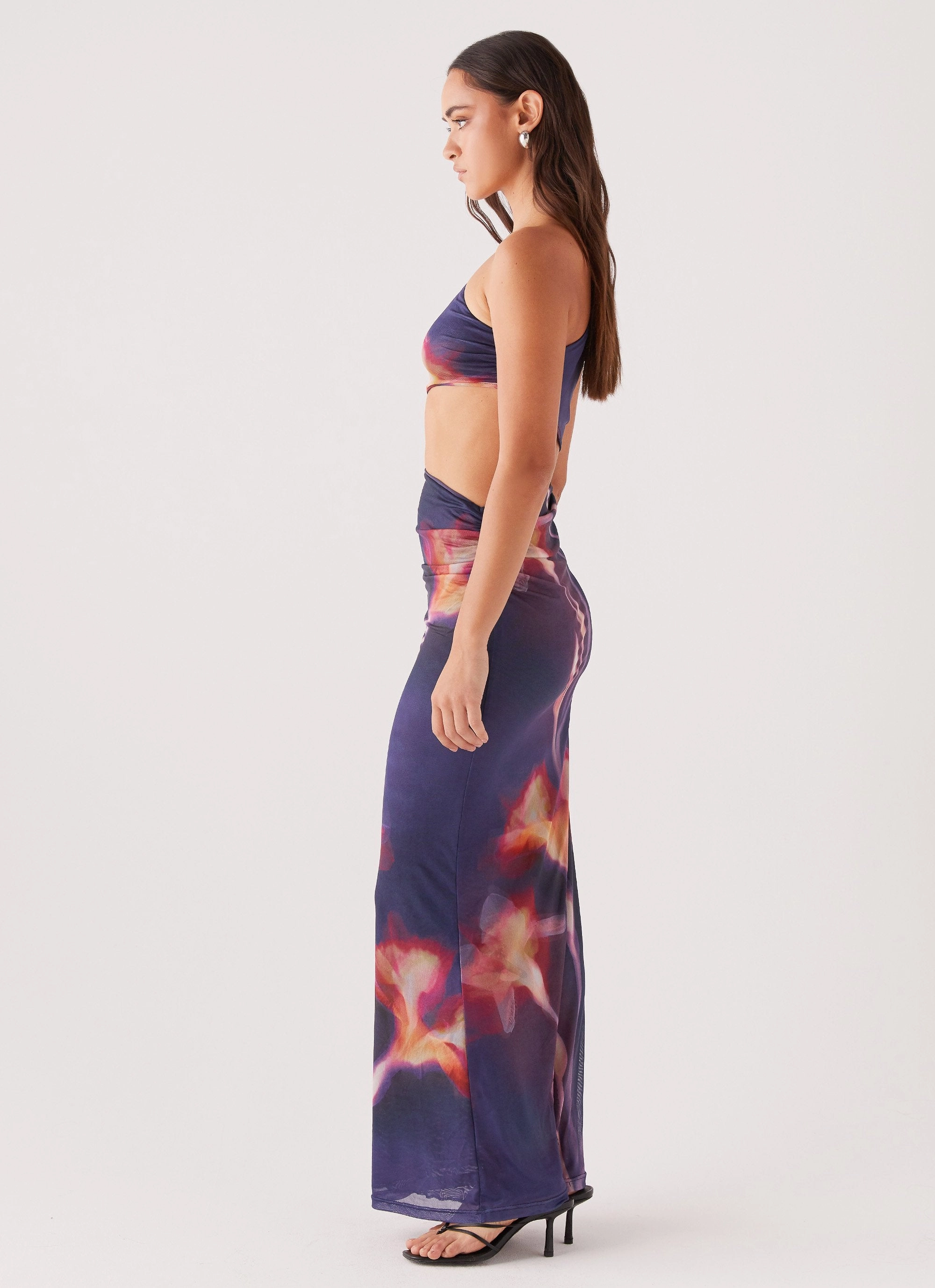 Shadows In The Sun Mesh Maxi Dress - Ember Rose Sophisticated cocktail dress Comfort and Elegance