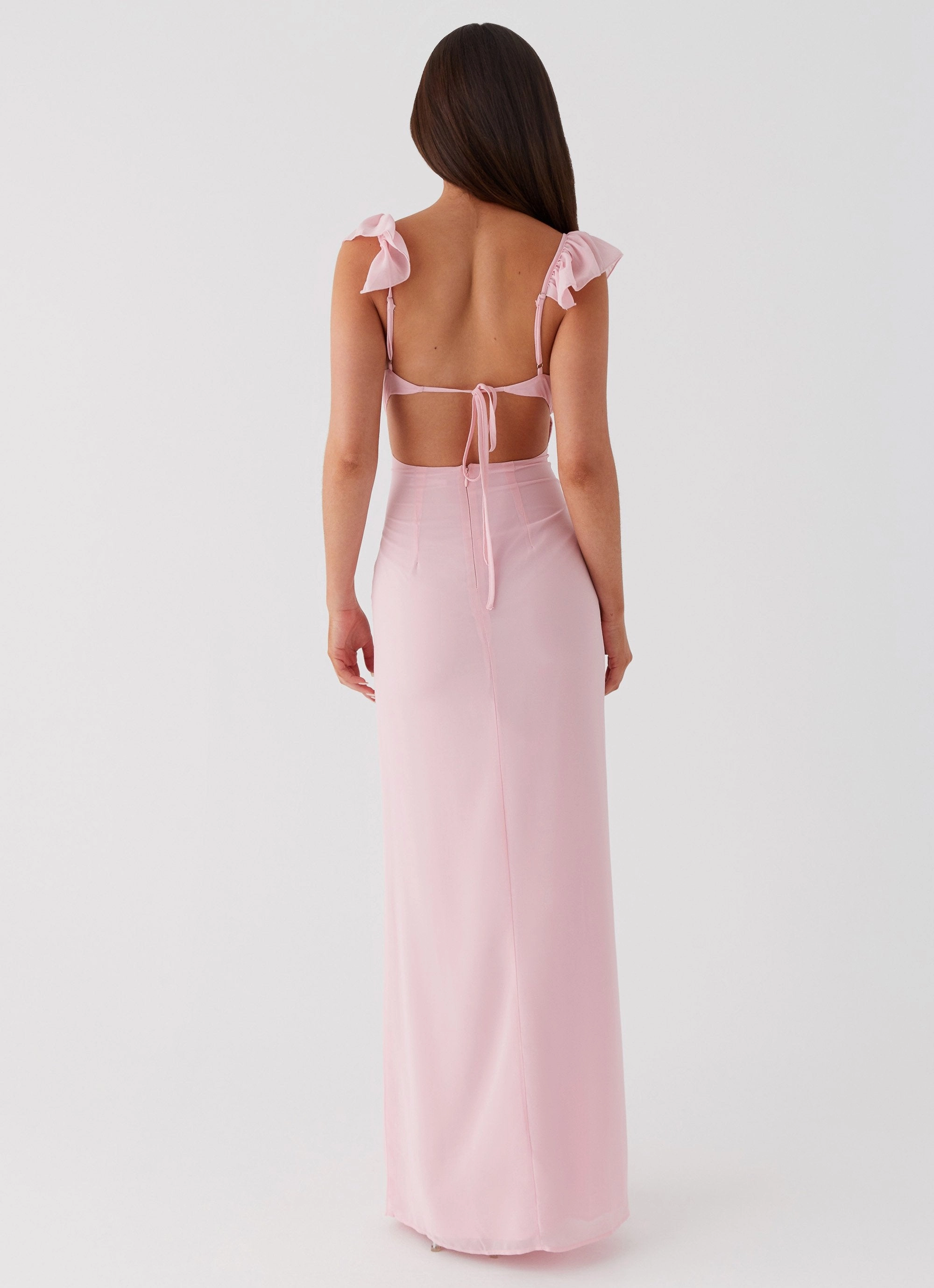 Silvie Maxi Dress - Pink Winter Proof Dreamy Flow