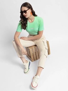 Eco Friendly Fabric Madame Cotton Half Sleeve T-Shirt