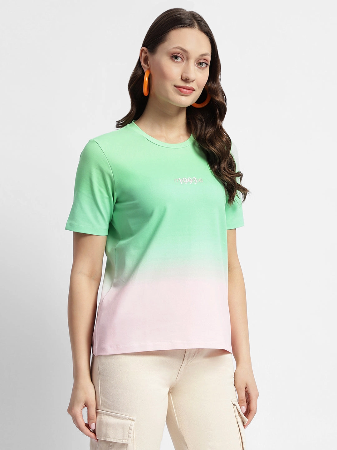 Madame Cotton Half Sleeve T-Shirt Comfy Choice Urban Style