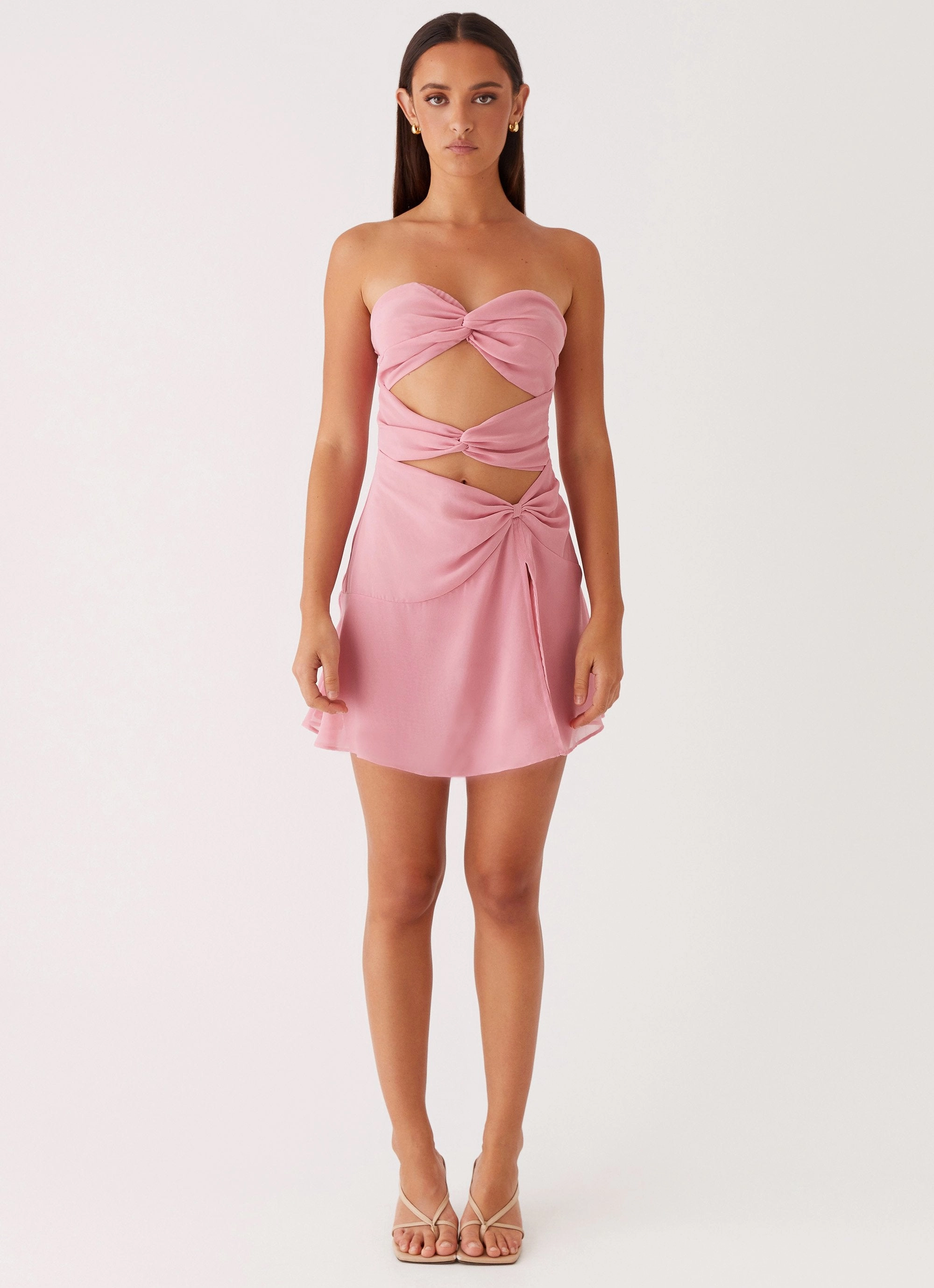 Coco Haven Mini Dress - Pink Perfect Proportion