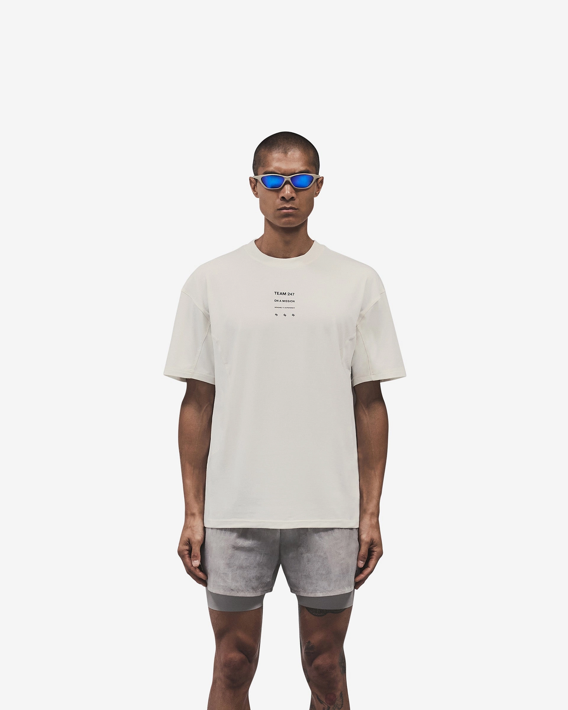 247 Uprising Oversized T-Shirt - Flat White Recommended