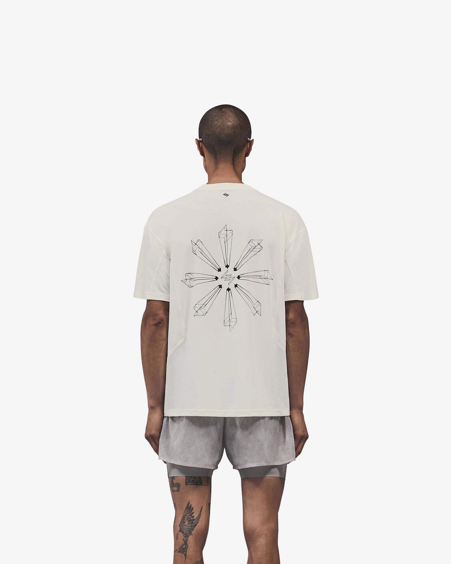 Chilly Comfort Comfort and Breathable 247 Uprising Oversized T-Shirt - Flat White
