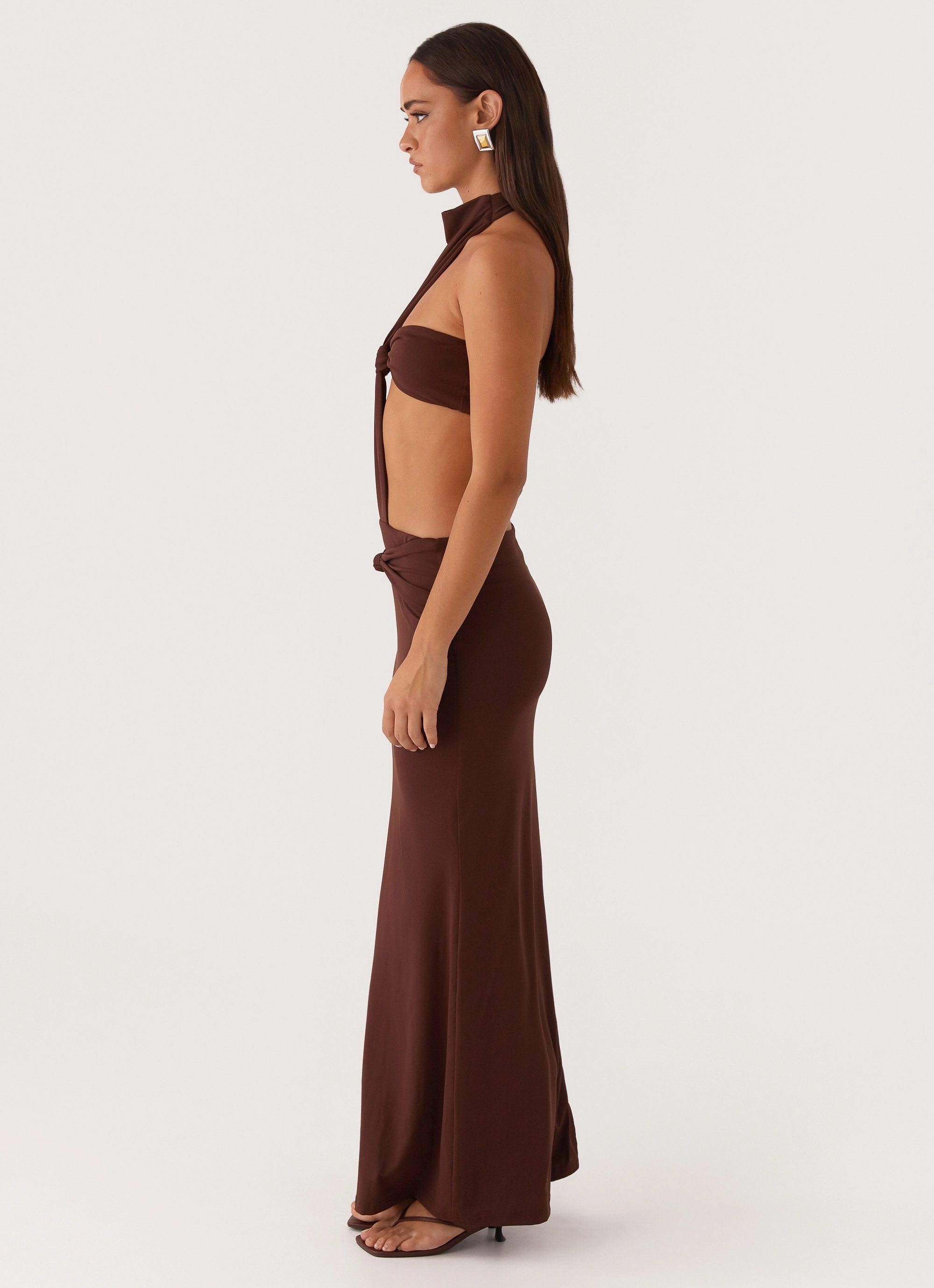 Versatile Style Wear Balanced Light Elinor Maxi Dress - Chocolate