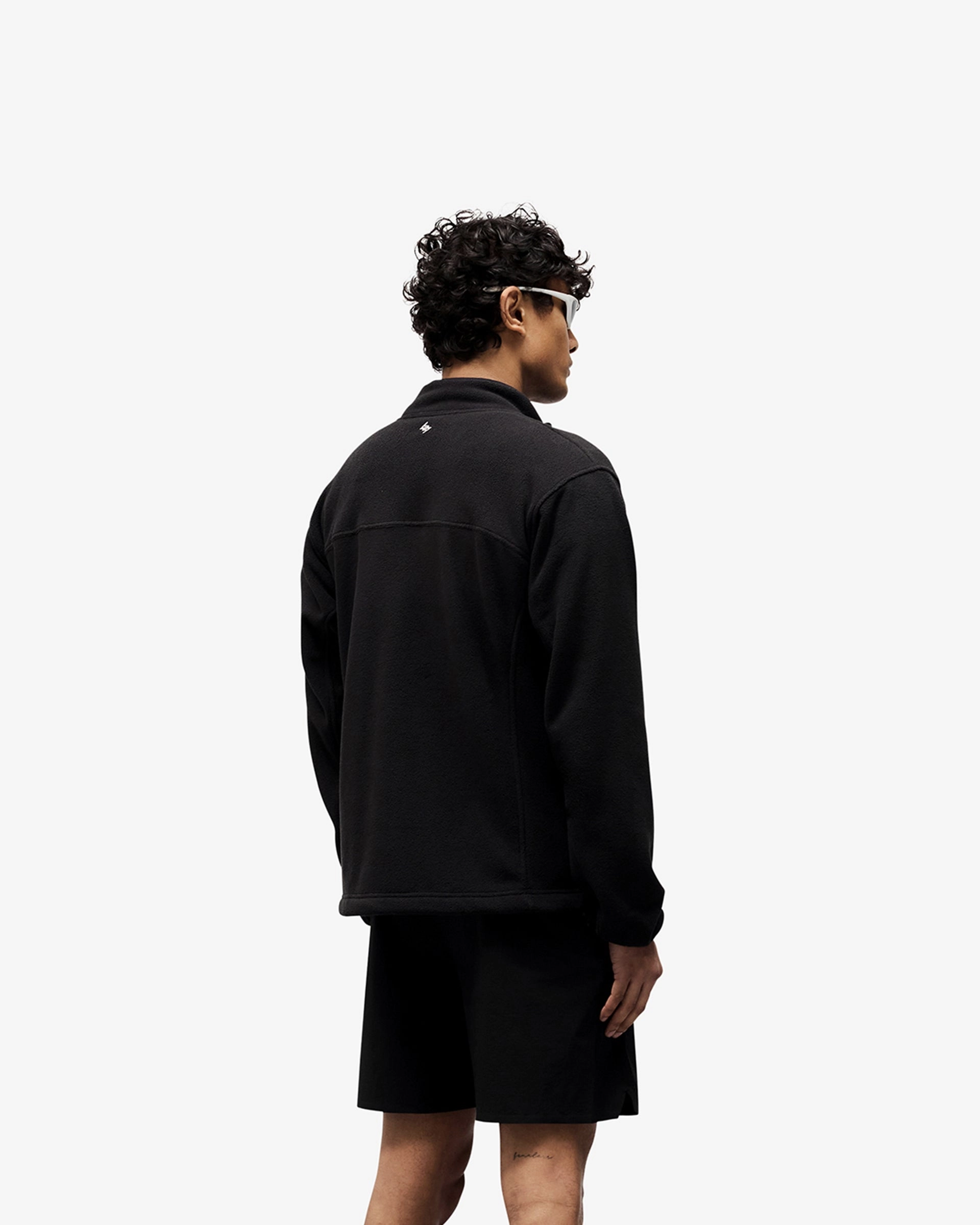 247 Polar Panelled Fleece - Black Reinforced Shoulders