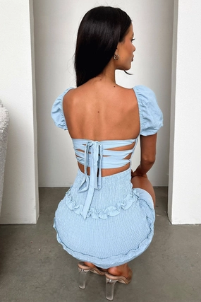 Wonder Dress - Blue Seasonal Must-Have Practical-Style