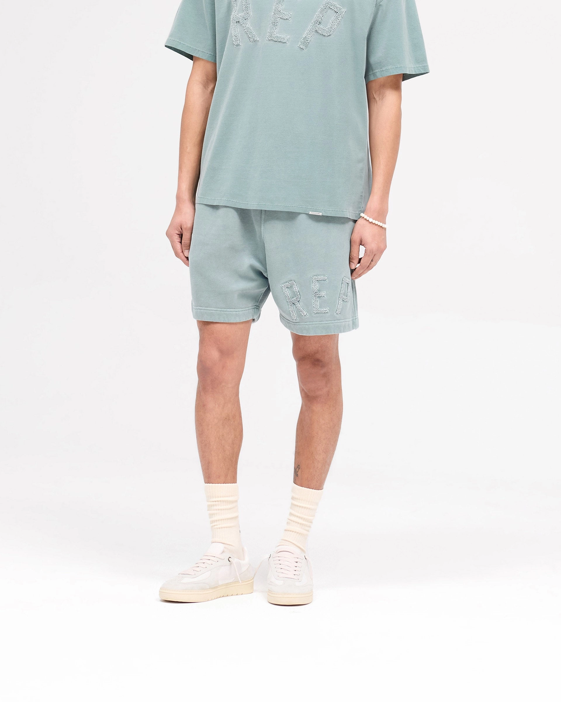 Rep Applique Shorts - Forest Green Athletic Wear Casual Comfort