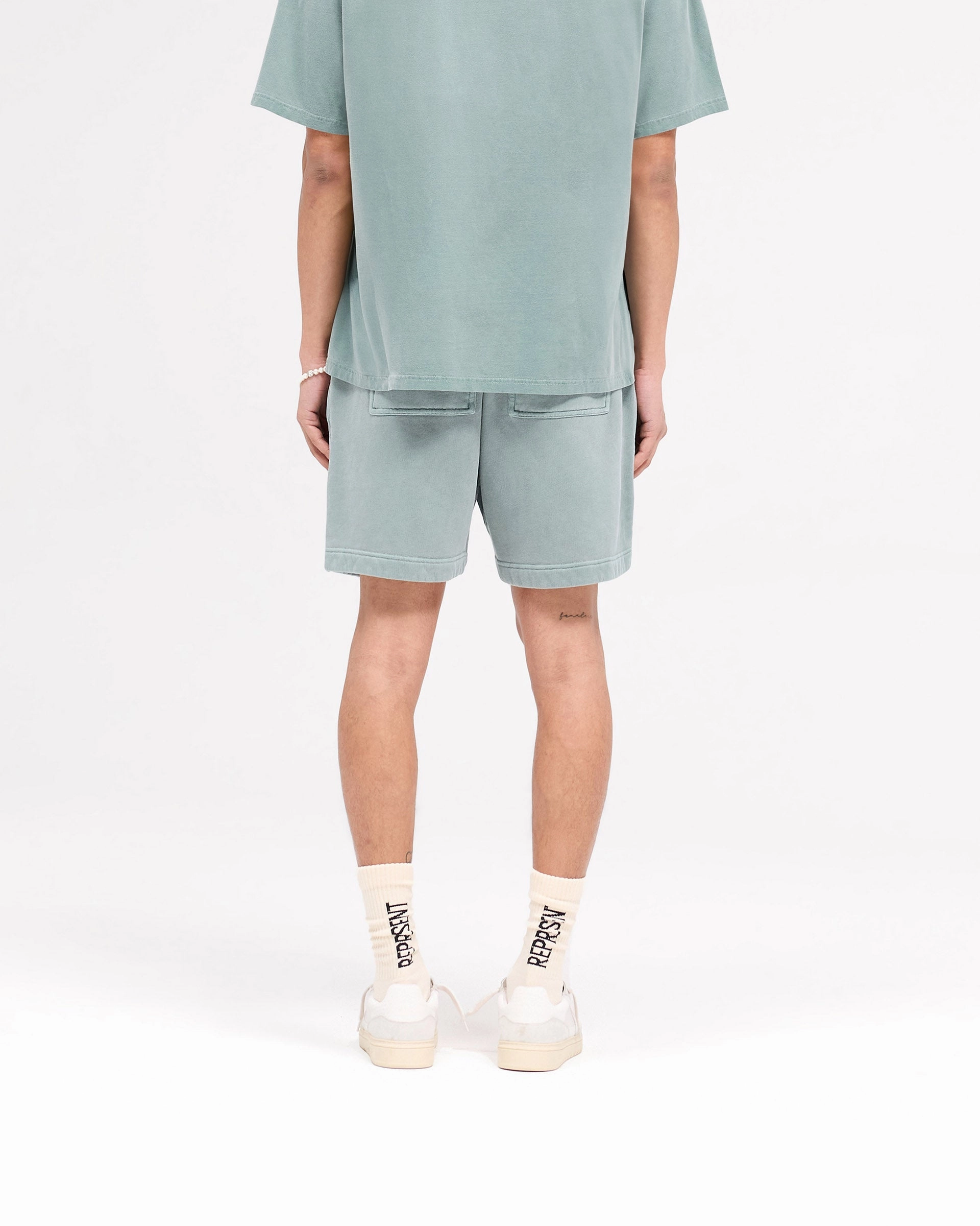 Performance Wear Rep Applique Shorts - Forest Green