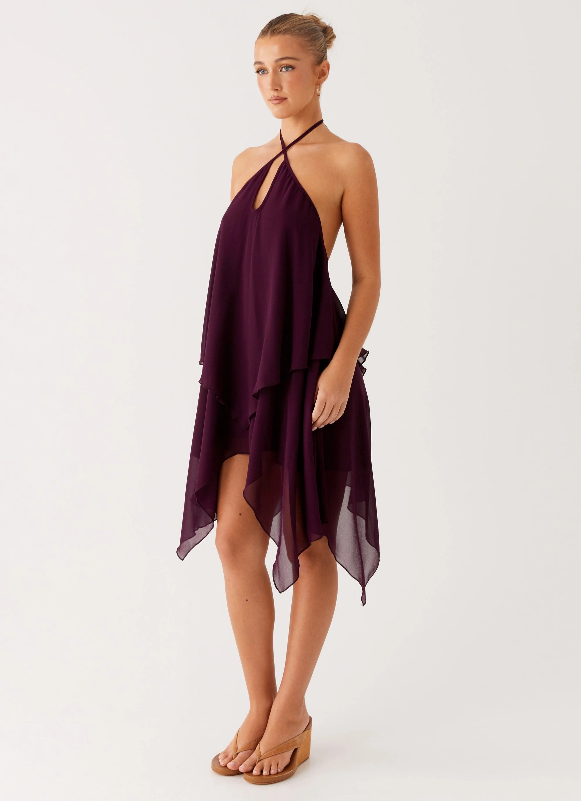 Timeless Fit Cozy Comfort Dalenti Midi Dress - Plum