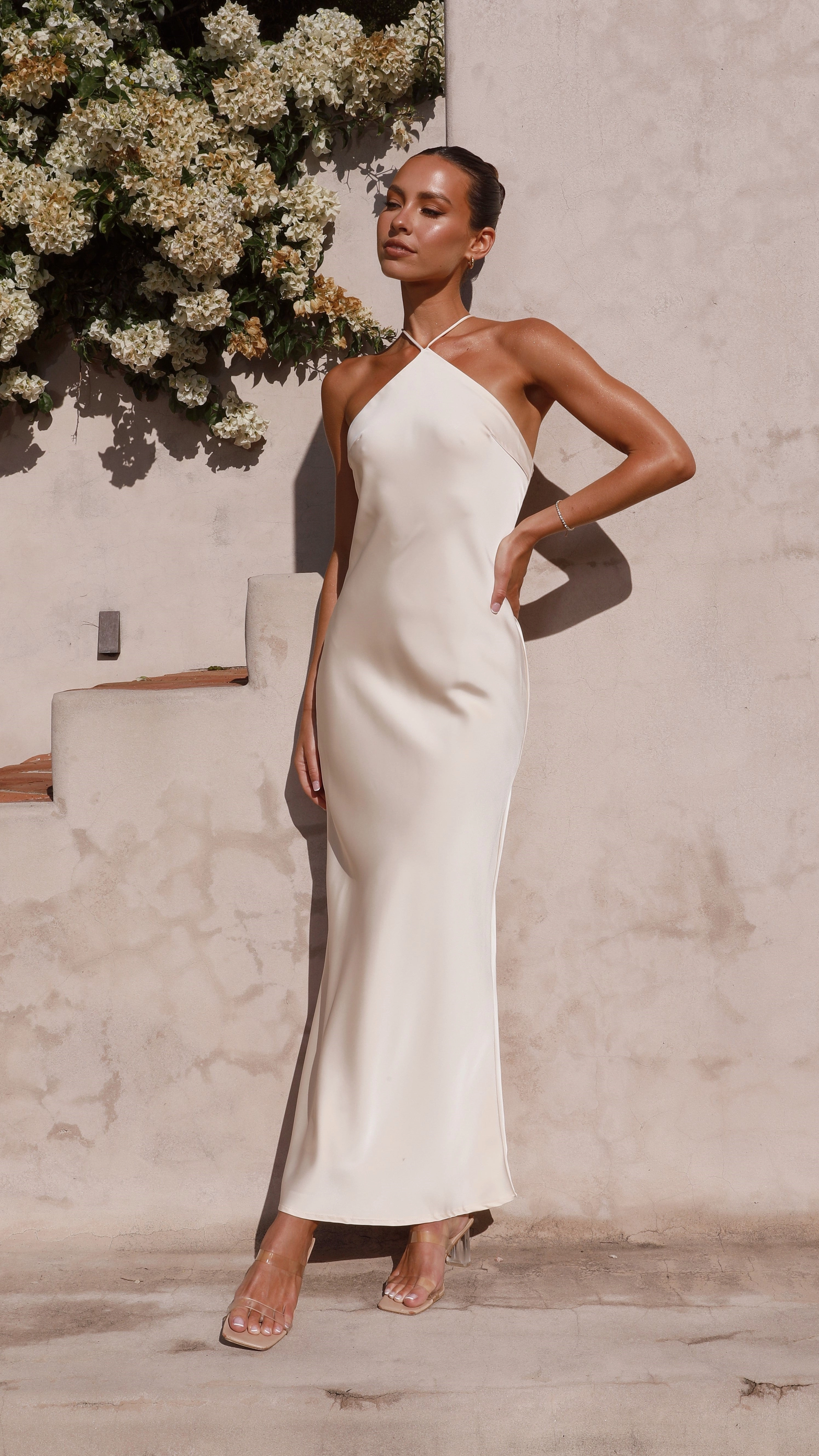 Chiara Maxi Dress - Champagne Urban Edge Casual Essential