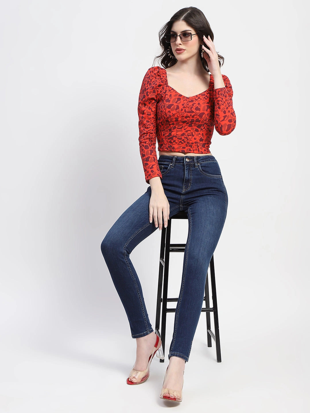 Madame Stone Wash Skinny Fit Blue Denim Trend Setter Chill Outfit Student Outfit