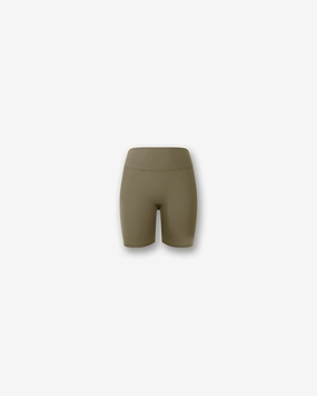Owners Club Longerline Bike Short - Safari Athletic Comfort Sporty Chic