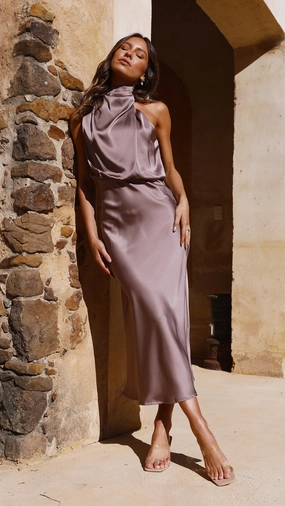 Unlined Look Esther Maxi Dress - Mushroom