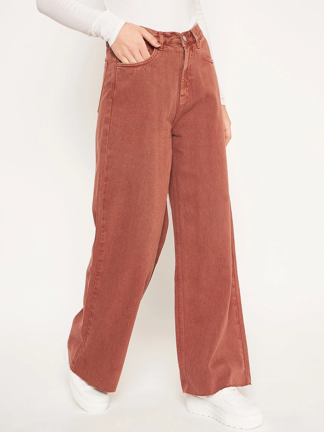 Fitted Design Madame Brown Denim