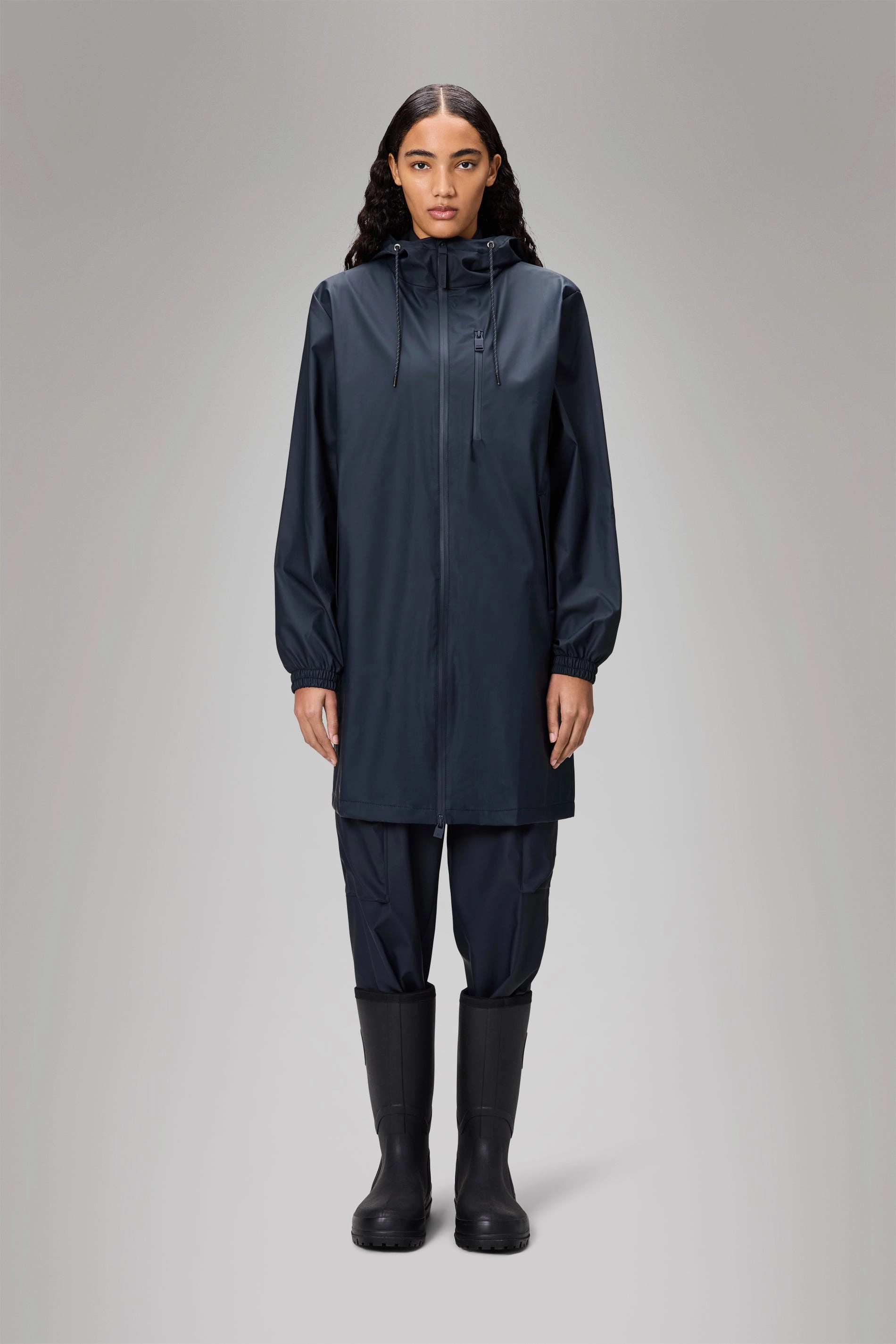 Knee Length Soft Lined Interior Long Storm Breaker