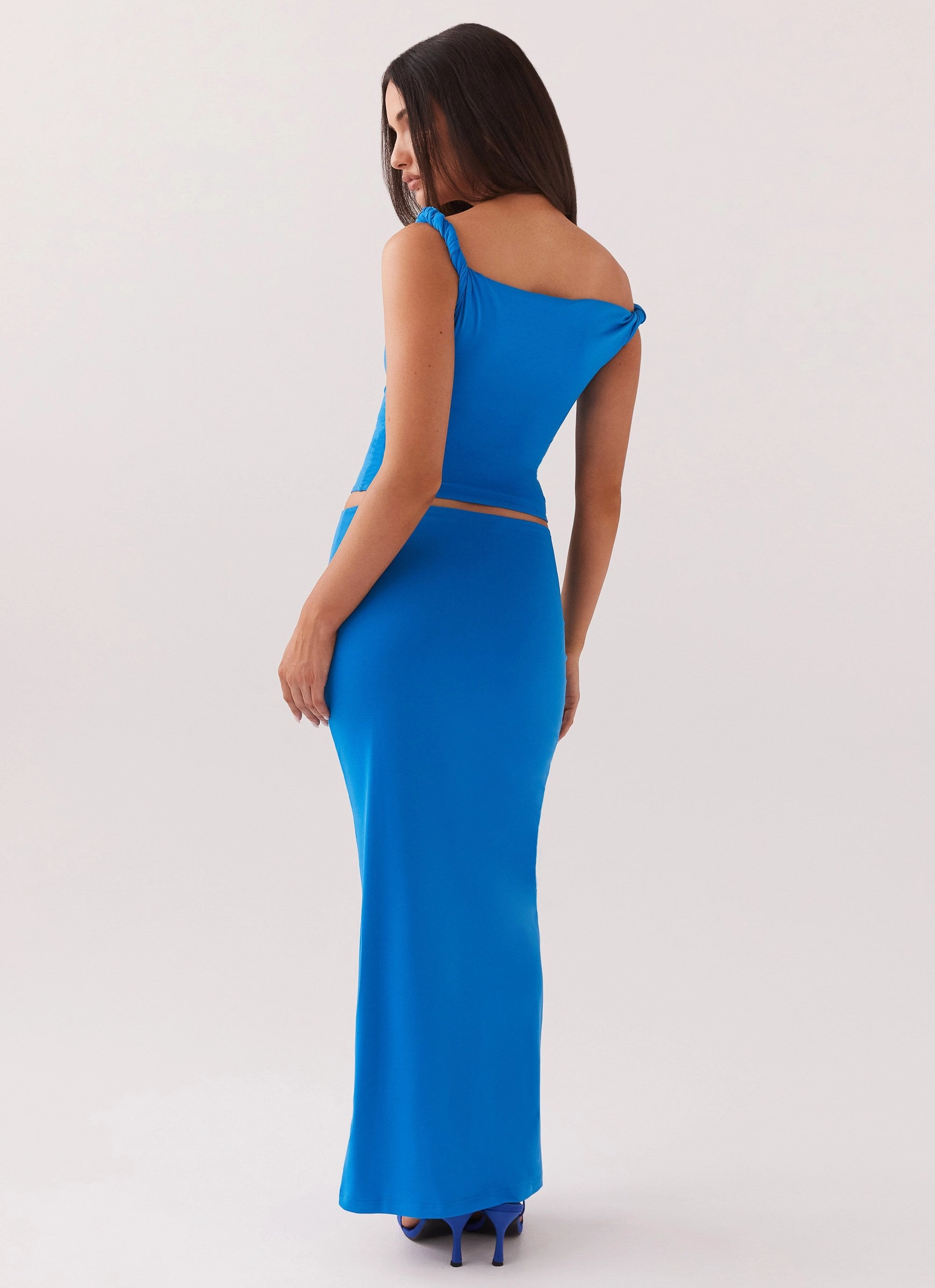 Solace Soul Maxi Skirt - Cobalt Occasion Dressing