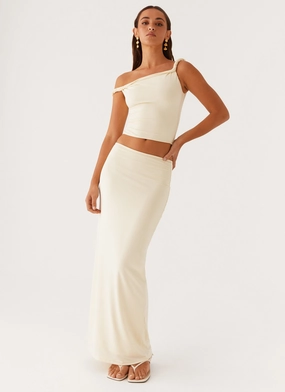 Everyday Favorite Solace Soul Maxi Skirt - Yellow