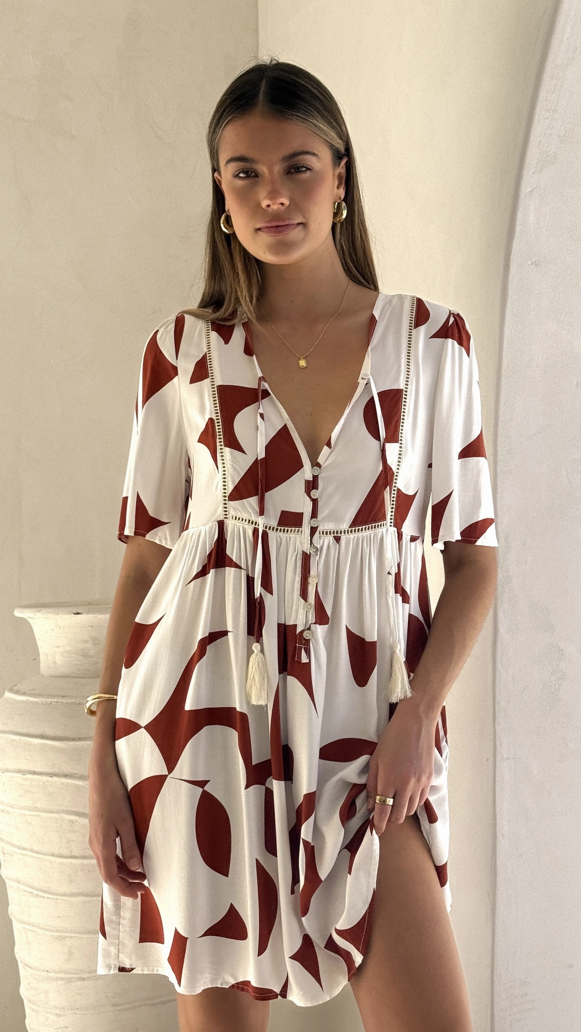 Versatile Layers Adalynn Mini Dress - Sienna