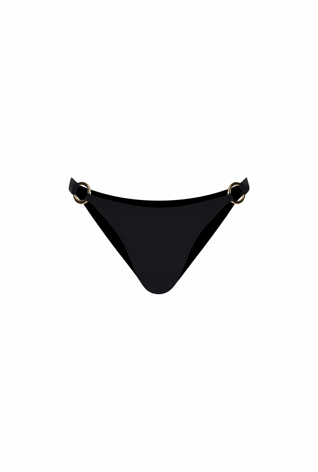 Tropical Paradise Adjustable Strap Tension Sorrento Bottom - Black (Modest Coverage)