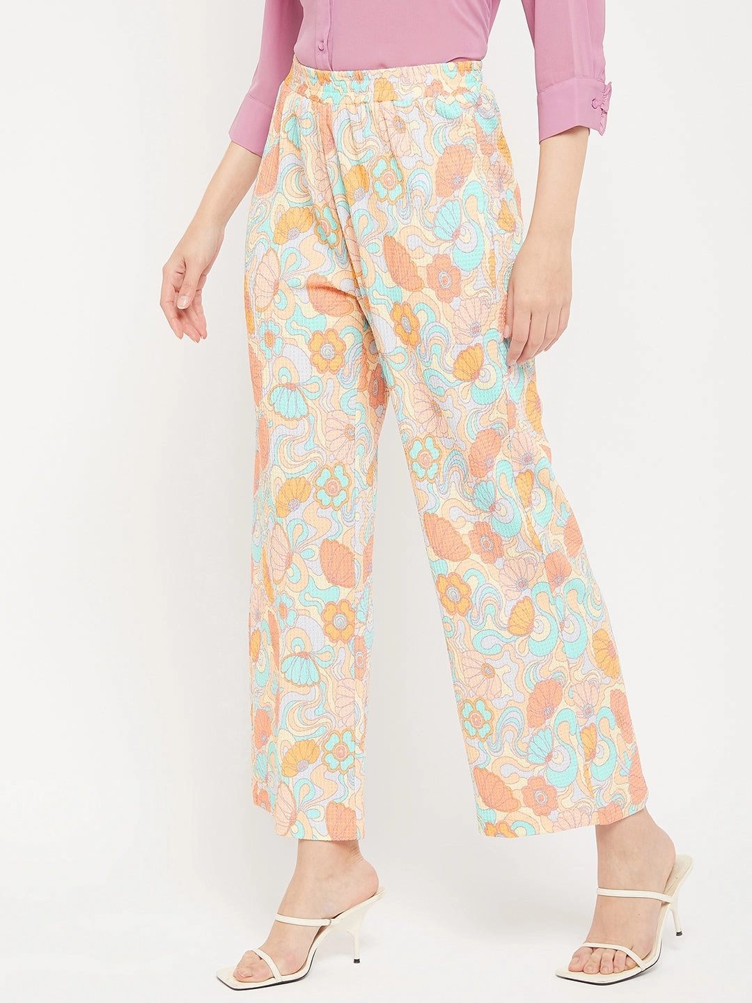 QuickReleaseClosures High Mobility Madame Floral Flared Trousers