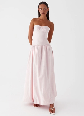 Basic Mood Fit for All Seasons Starla Maxi Dress - Pink