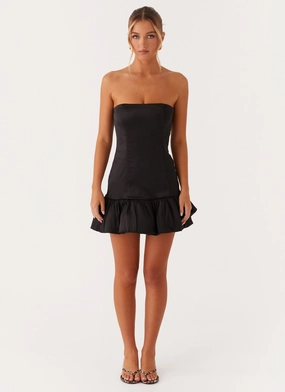 Dancing Queen Mini Dress - Black Romantic Vibes