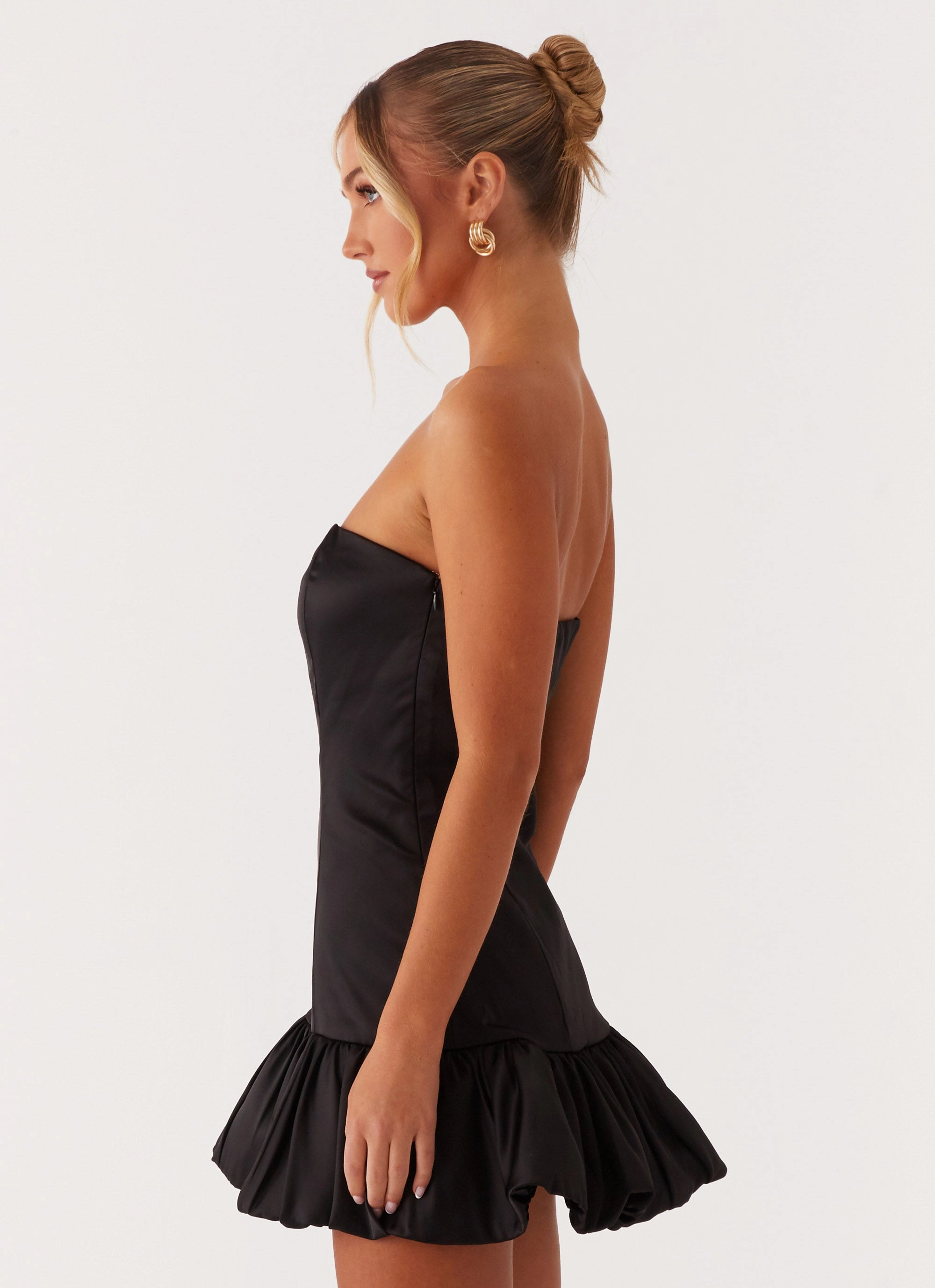 Dancing Queen Mini Dress - Black Smart Tailoring