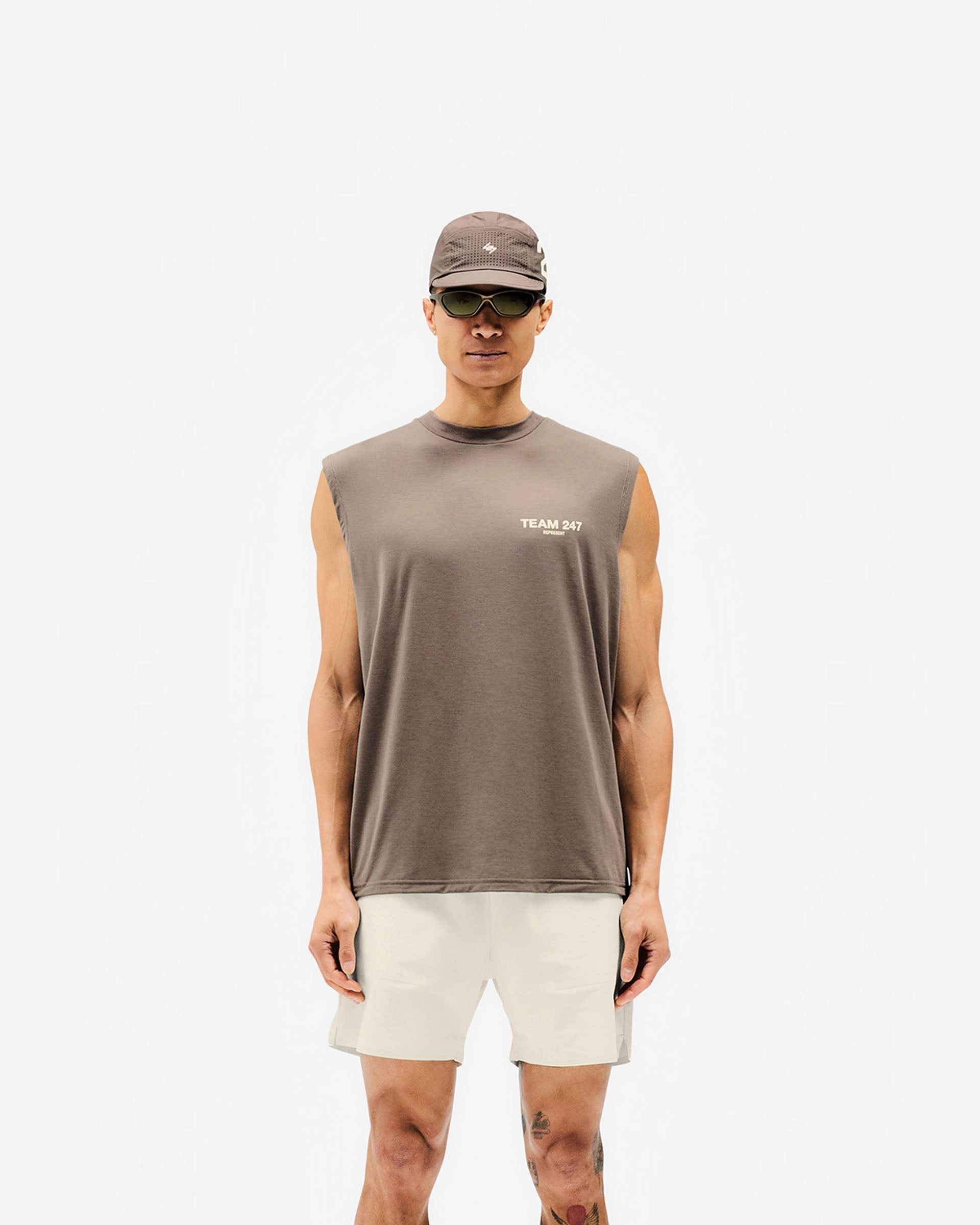 Team 247 Oversized Tank - Earth Drop Shoulder Design