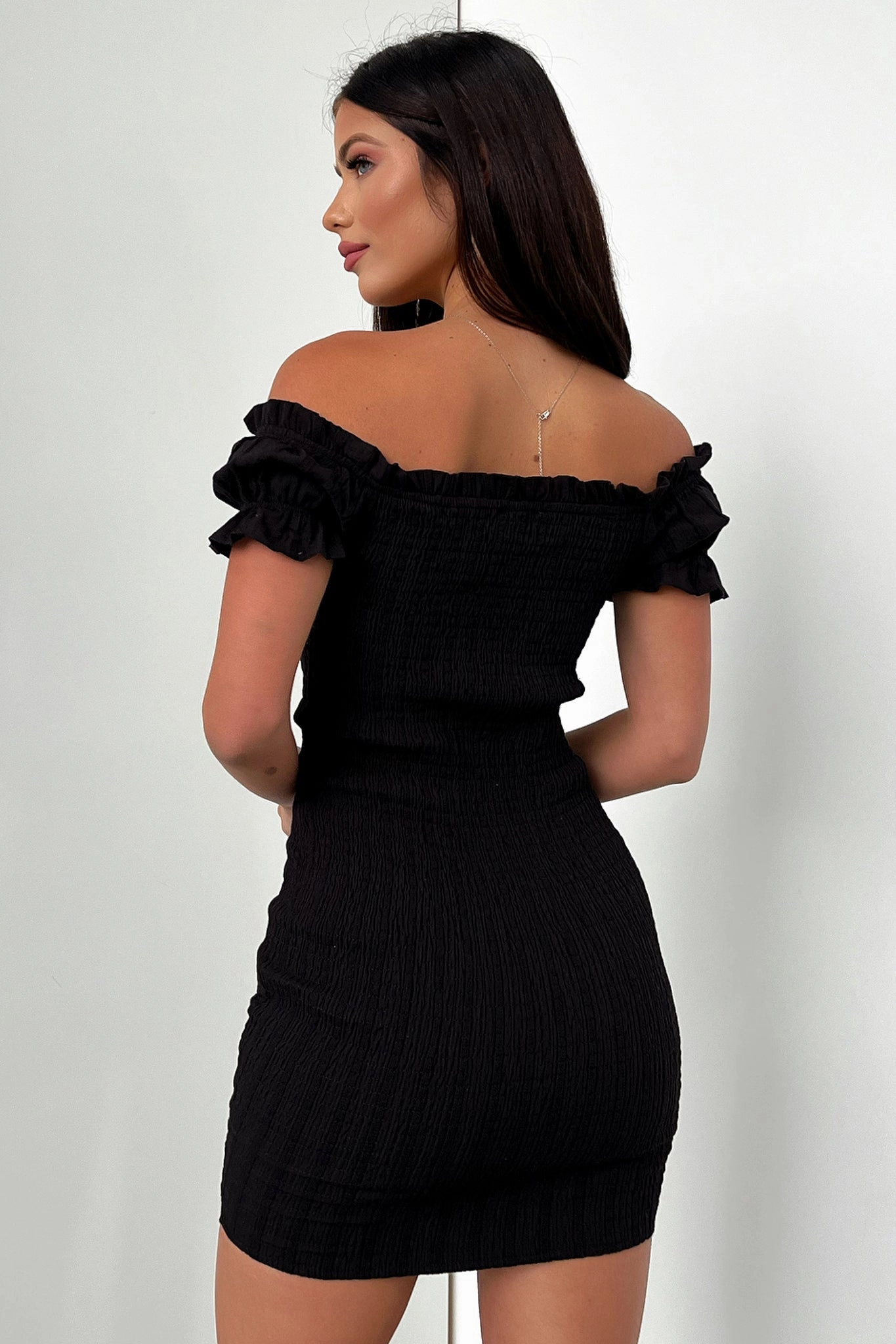 Maisie Dress - Black Color Soft Sophisticated Appeal