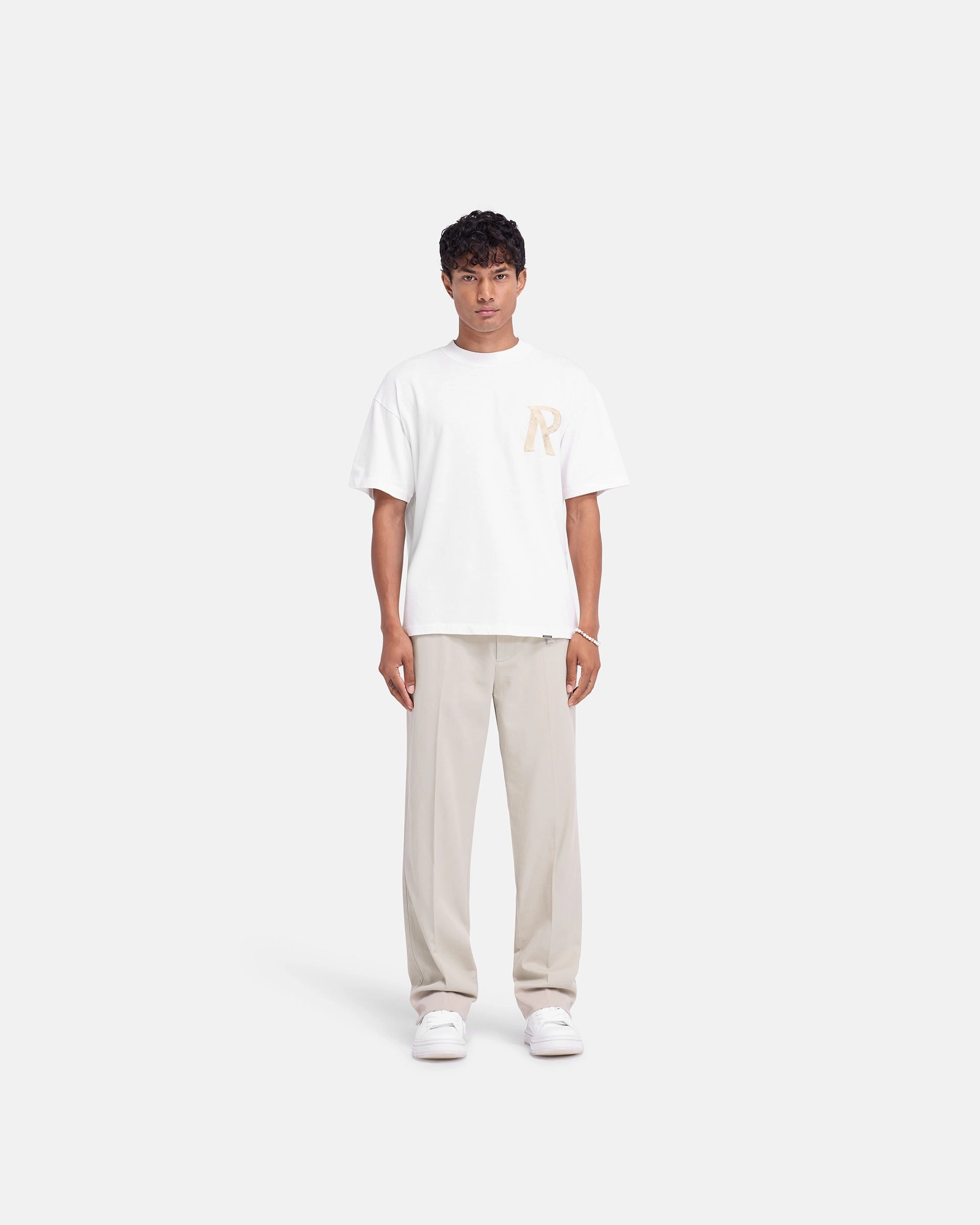 Easy Wear Cotton Pant - Stone