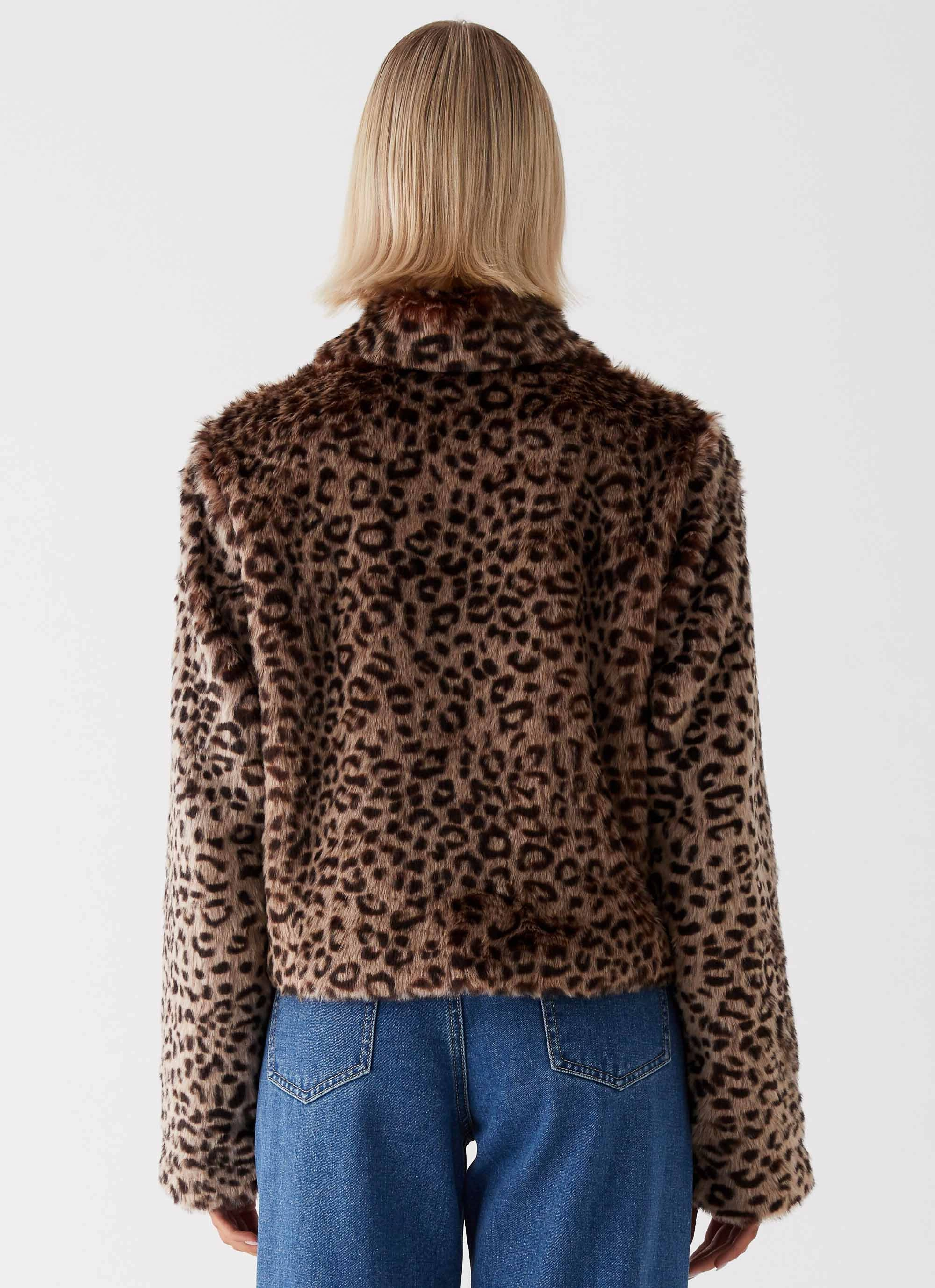 Raleigh Fur Jacket - Leopard Bonded Collars