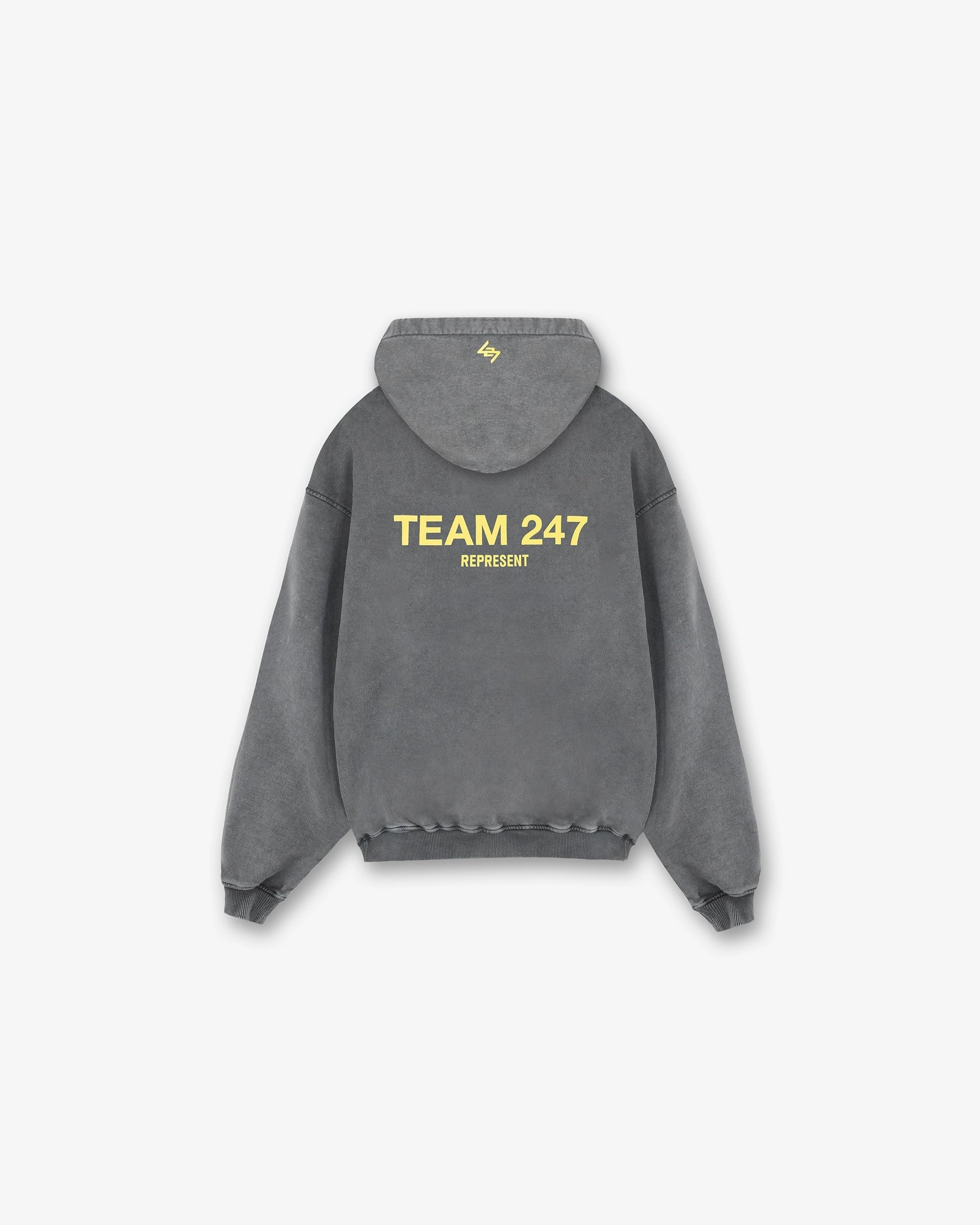 Team 247 Oversized Hoodie - Pewter Lemon Australian style Versatile Design