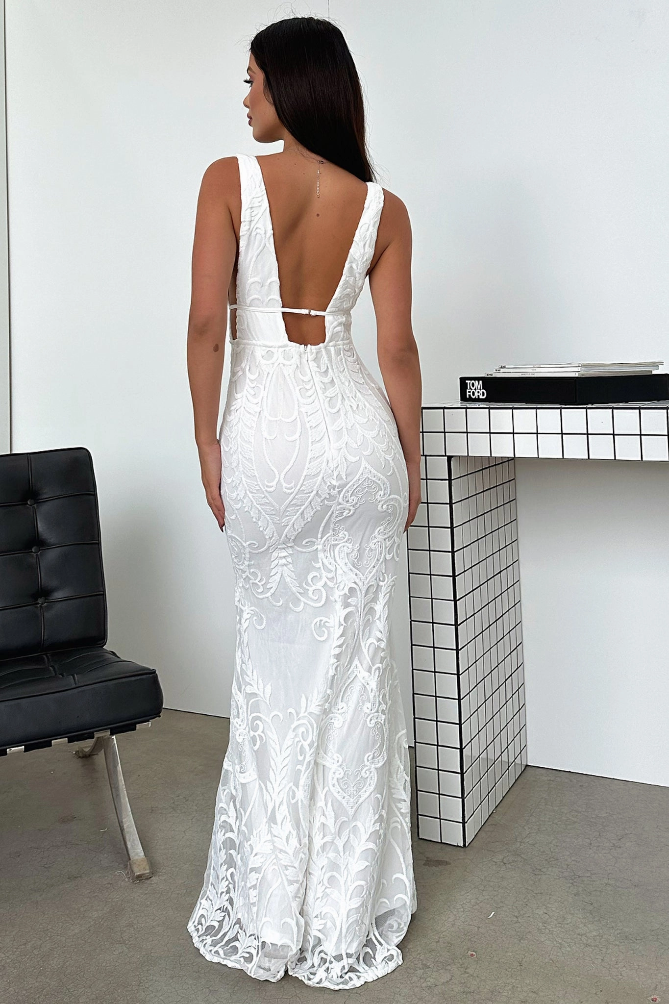 Kaia Maxi Dress - White New York