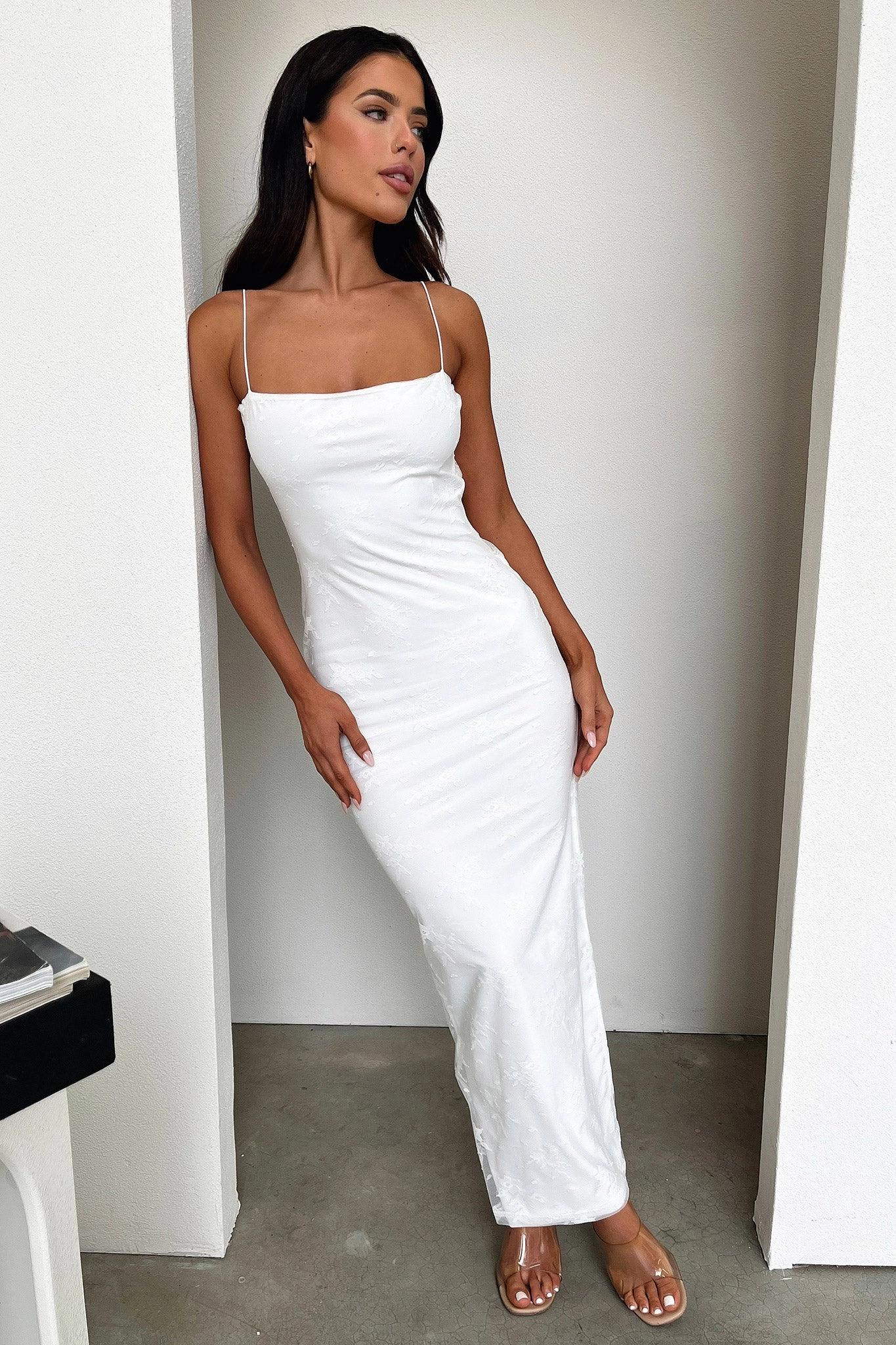 Suki Maxi Dress - White Garden Fresh Runway-Ready
