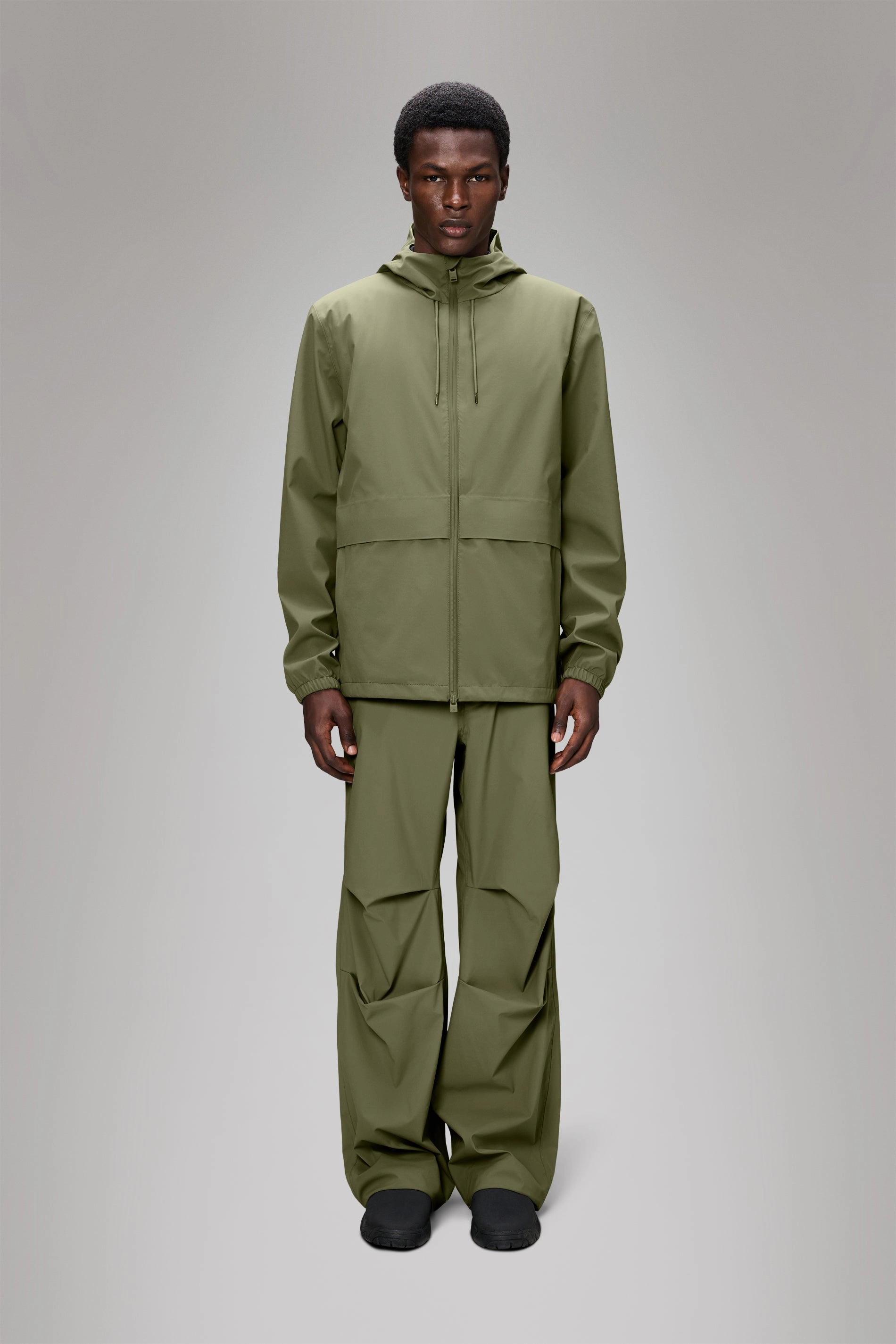Suva Hardshell Pocket Jacket Sporty Casual Bonded Fabric