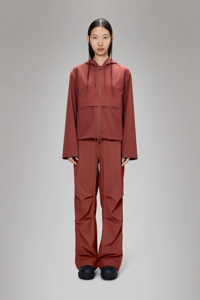 Minimal Detail Vegan Leather Accents Suva Hardshell Short String W Jacket