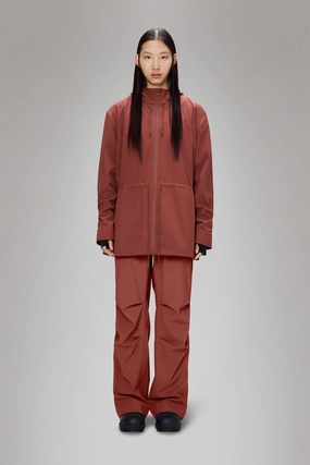 Suva Hardshell String W Jacket Zippered Closures
