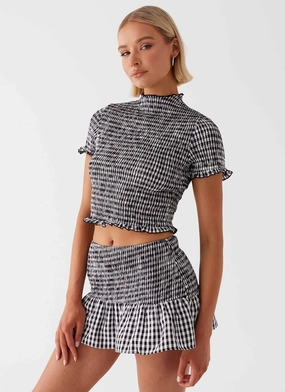 Opaque finish Fresh Fit Sweetest Pie Mini Skirt - Black