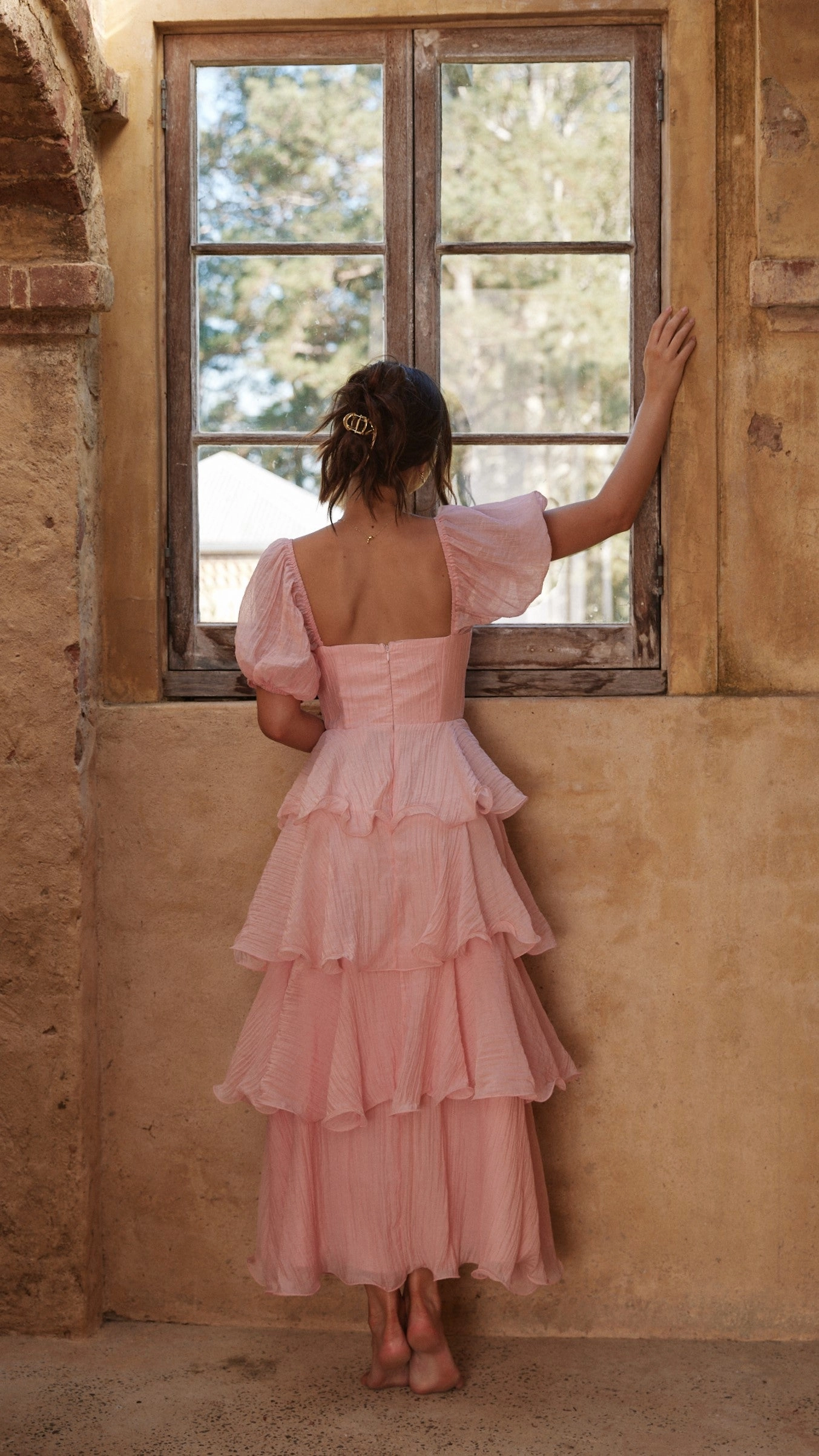Work Ready Versatile Wear Lanelle Maxi Dress - Pink