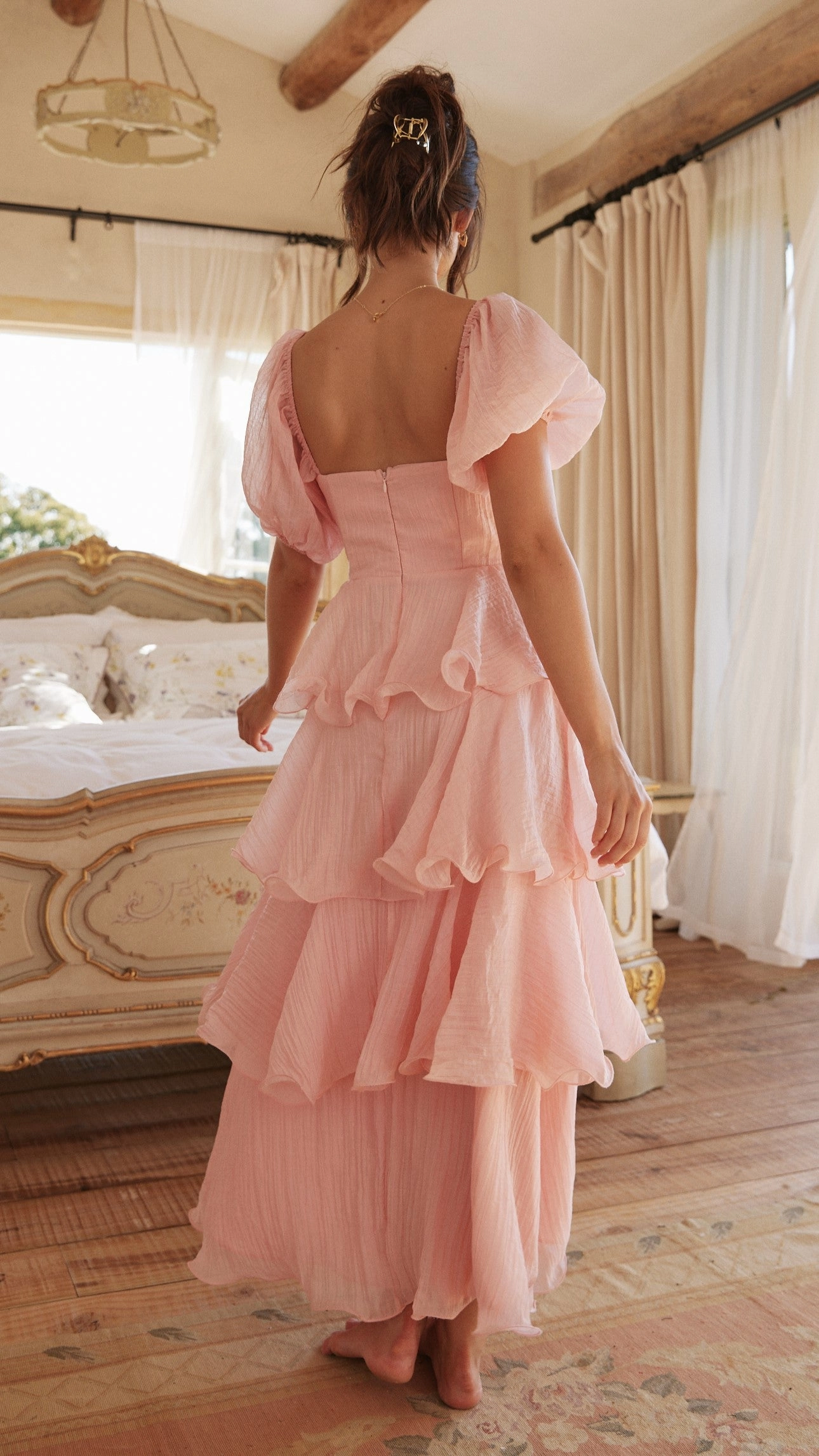 UV-Resistant Lanelle Maxi Dress - Pink